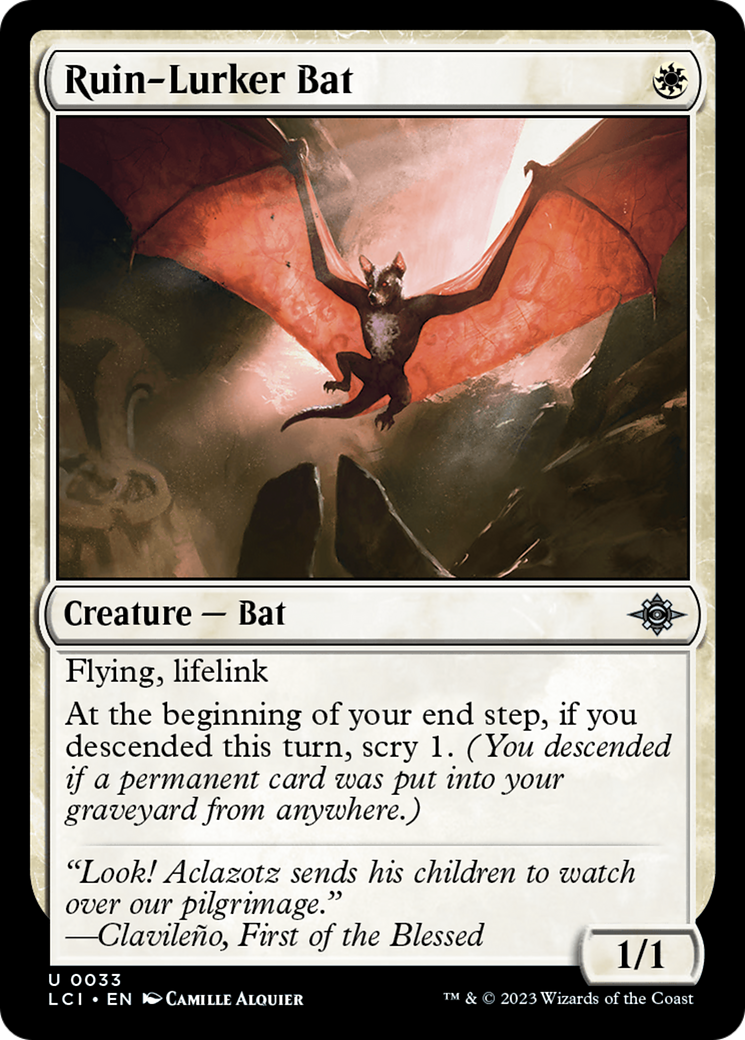 Image of Ruin-Lurker Bat (LCI-033) - The Lost Caverns of Ixalan