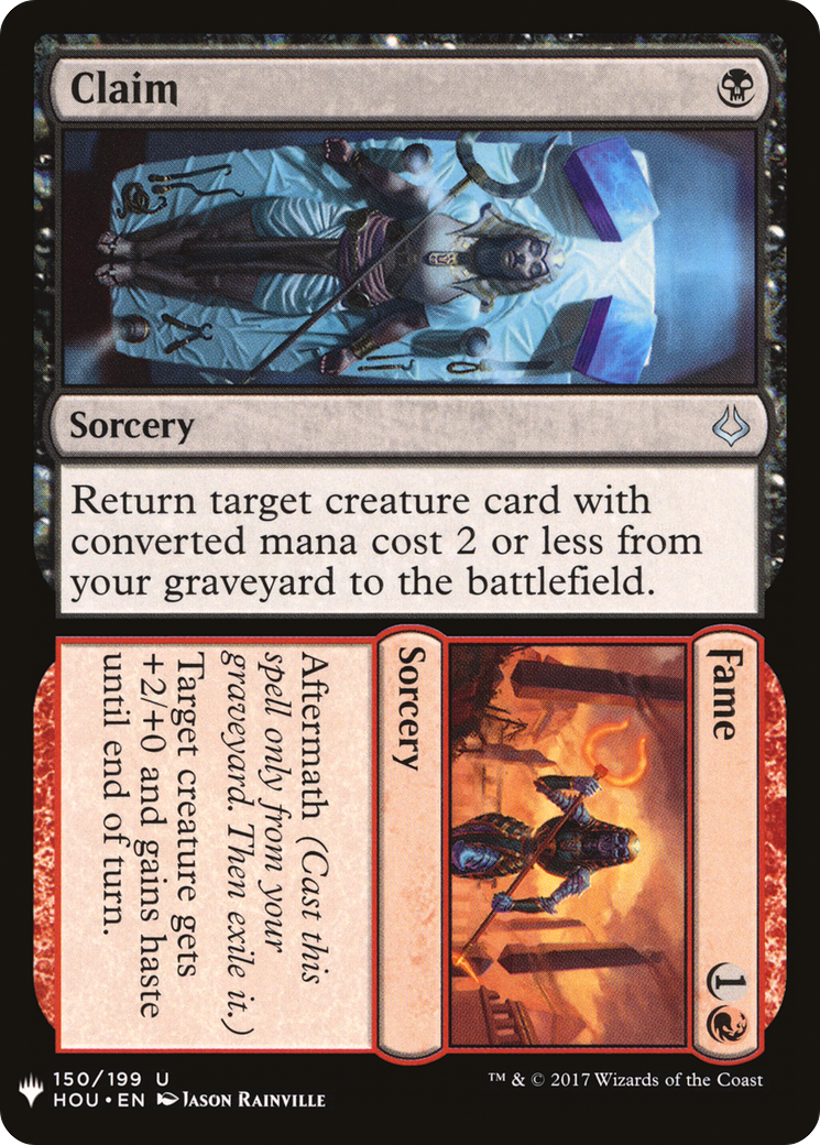 Image of Claim // Fame (LIST-HOU-150) - The List