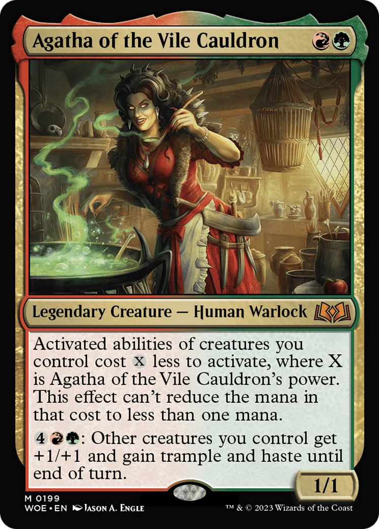 Image of Agatha of the Vile Cauldron (WOE-199) - Wilds of Eldraine