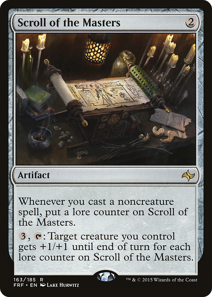 Image of Scroll of the Masters (FRF-163) - Fate Reforged