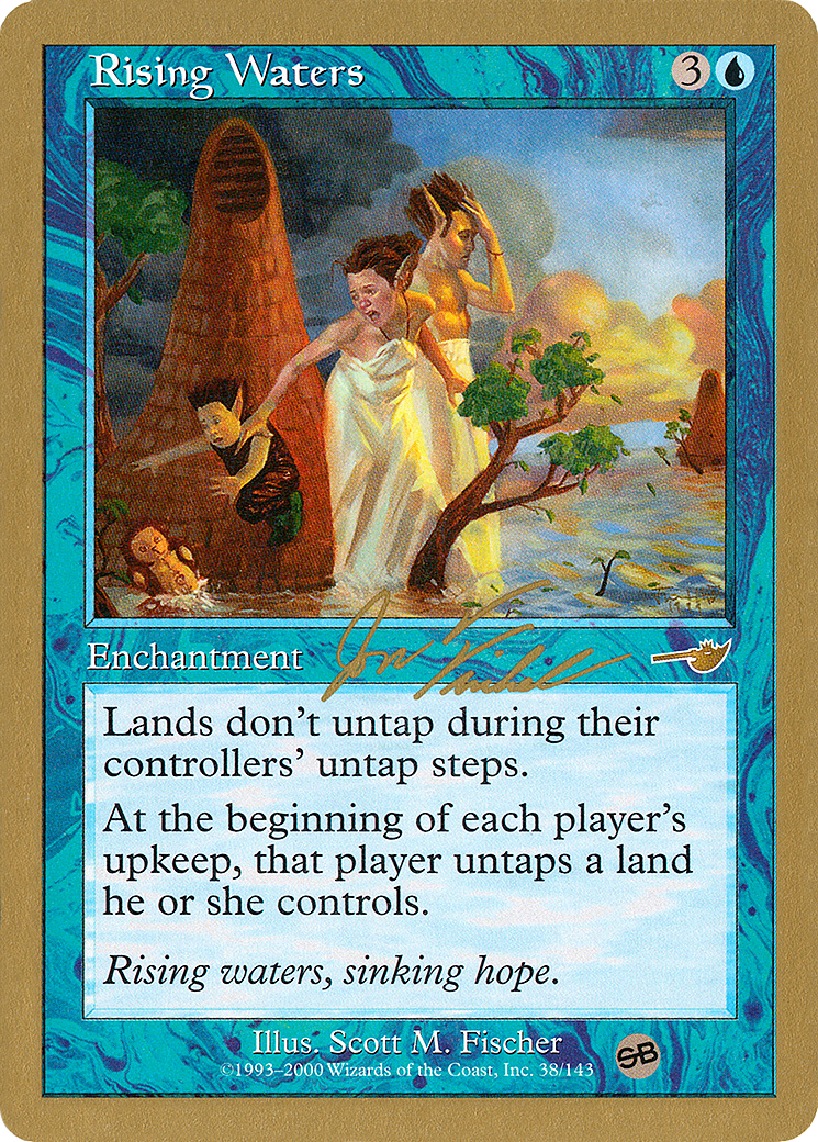 Image of Rising Waters - 2000 Jon Finkel (NMS) (SB) (WCD-) - World Championship Decks 2000