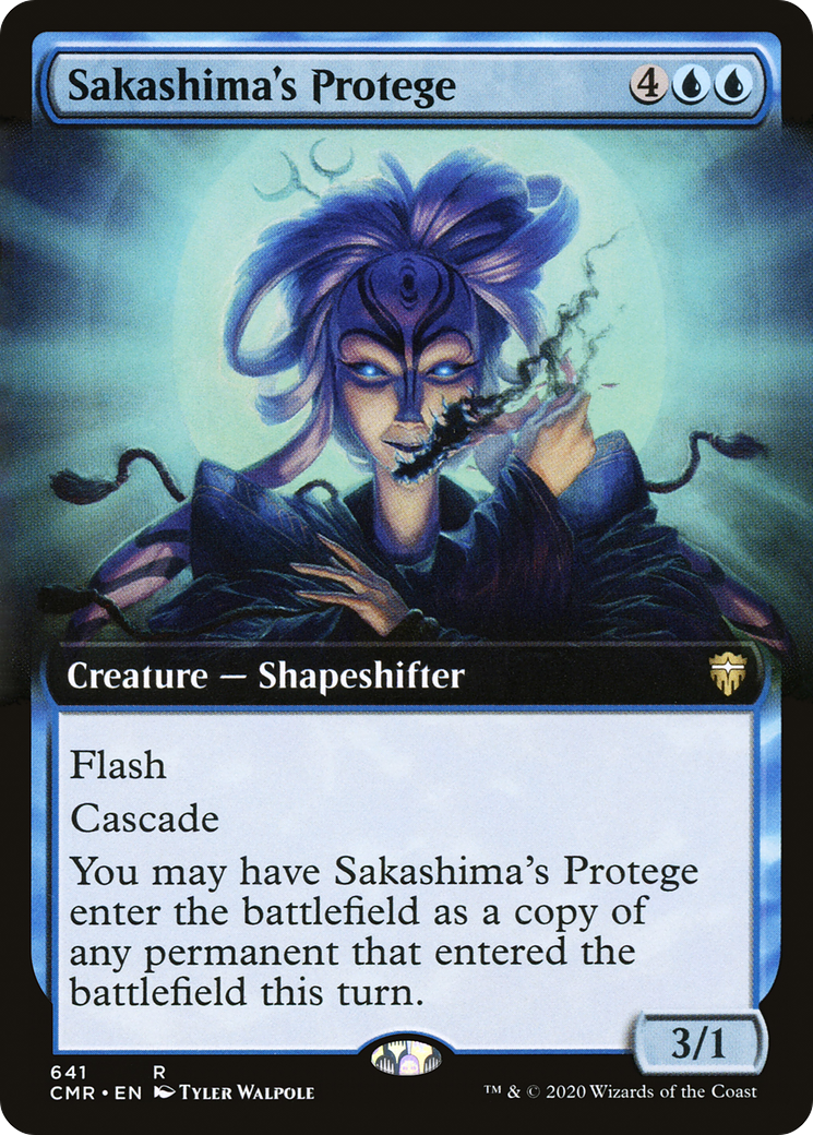 Image of Sakashima's Protege (Extended Art) (CMR-641) - Commander Legends: (Extended Art)