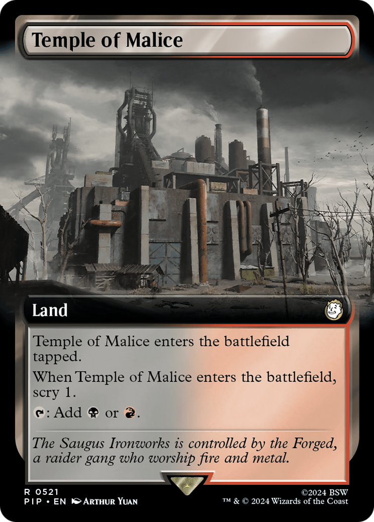 Image of Temple of Malice (Extended Art) (PIP-521) - Fallout: (Extended Art) Foil