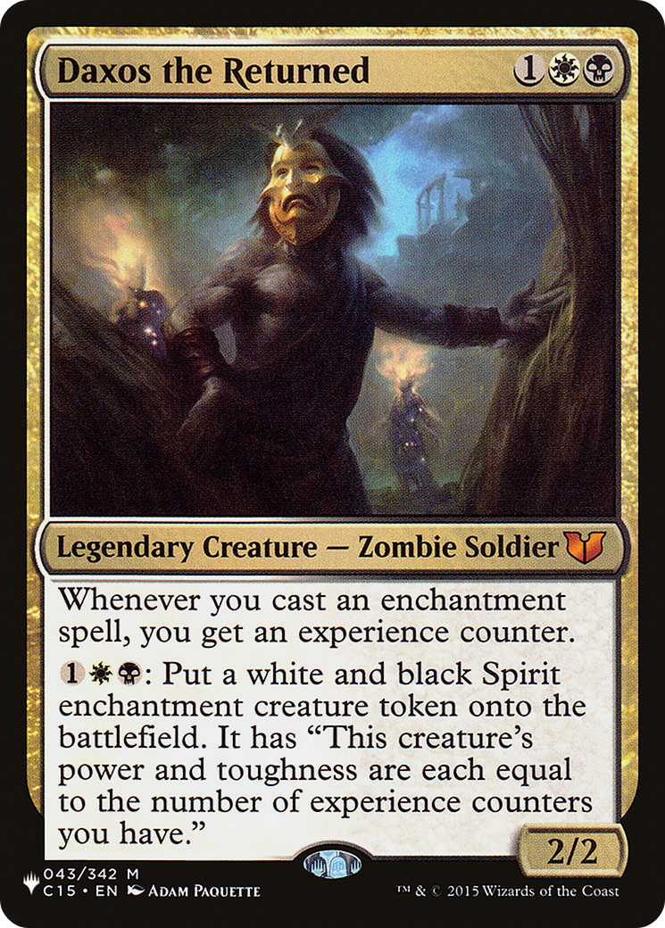 Image of Daxos the Returned (LIST-C15-43) - The List