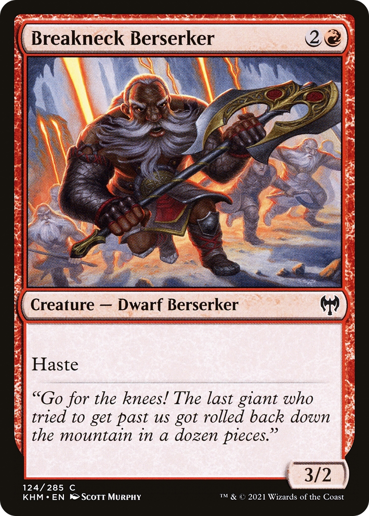 Image of Breakneck Berserker (KHM-124) - Kaldheim