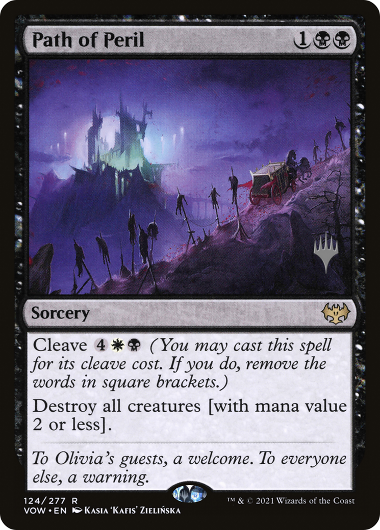 Image of Path of Peril (PPDSK-124) - Innistrad: Crimson Vow Promos