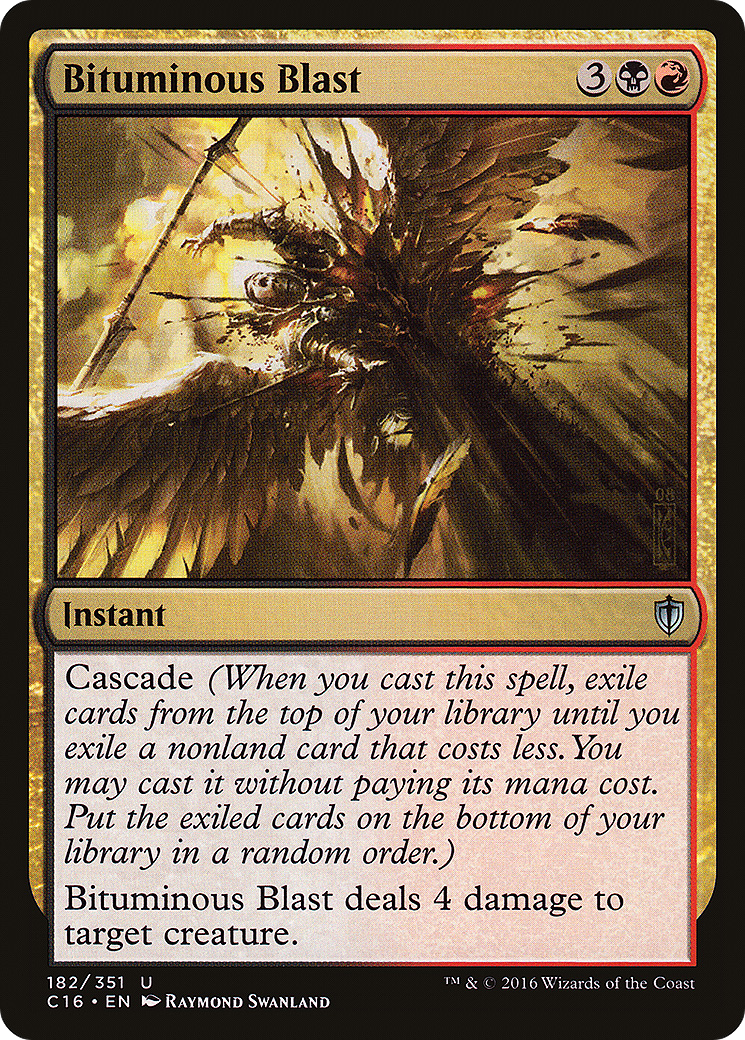 Image of Bituminous Blast (C16-182) - Commander 2016