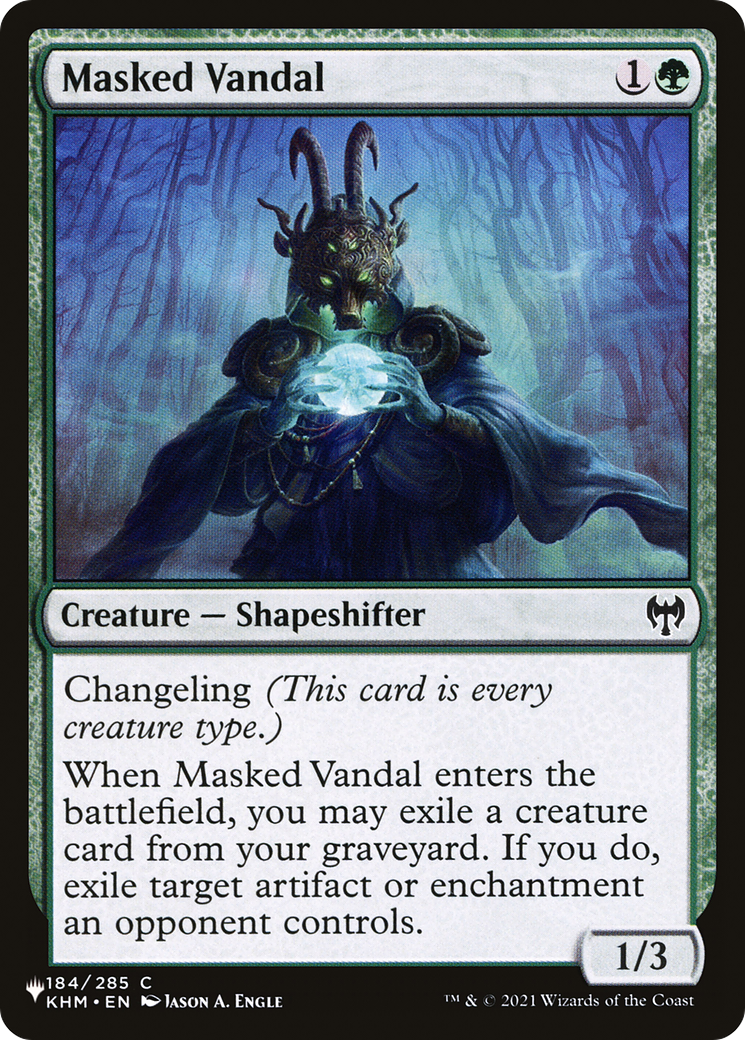 Image of Masked Vandal (LIST-KHM-184) - The List