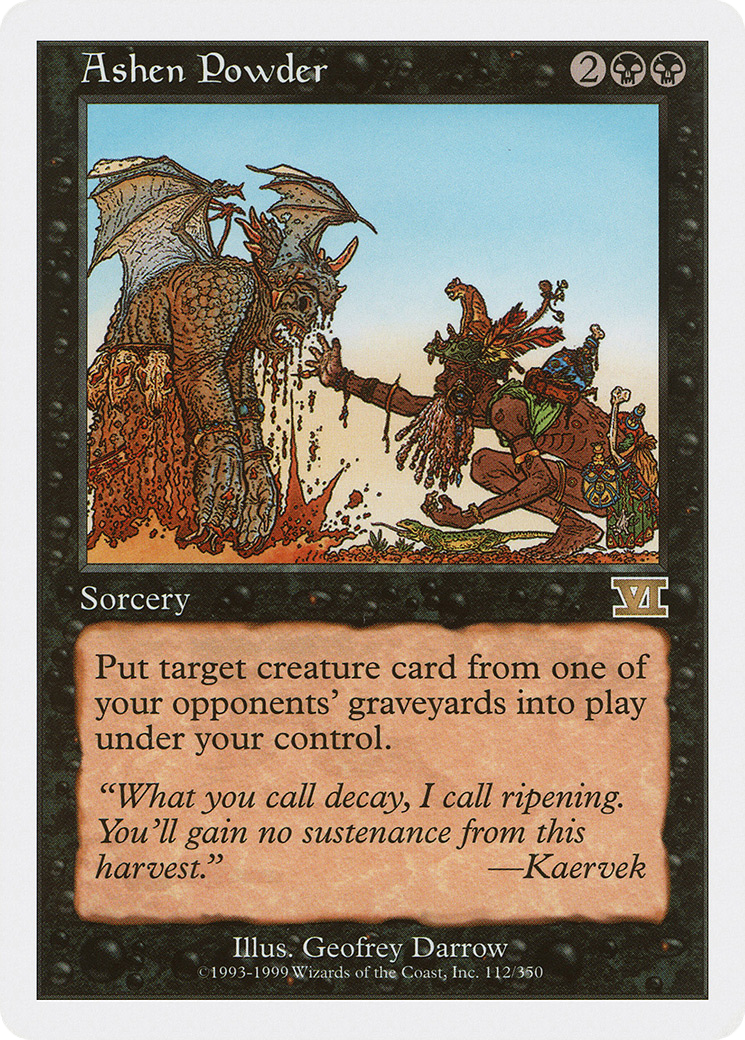 Image of Ashen Powder (6ED-112) - Classic Sixth Edition