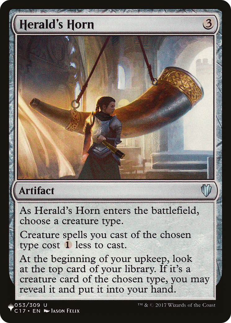 Image of Herald's Horn (PLST-C17-53) - The List
