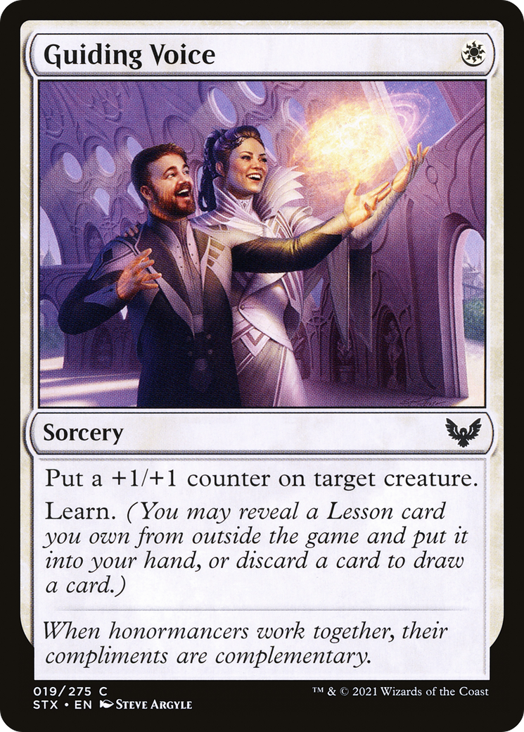 Image of Guiding Voice (STX-019) - Strixhaven: School of Mages Foil