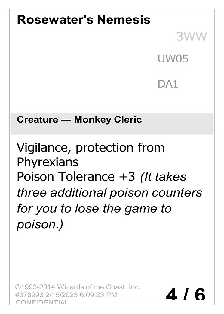 Image of Rosewater's Nemesis (UNK-UW05) - Unknown Event