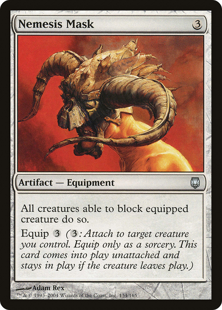 Image of Nemesis Mask (DST-134) - Darksteel Foil