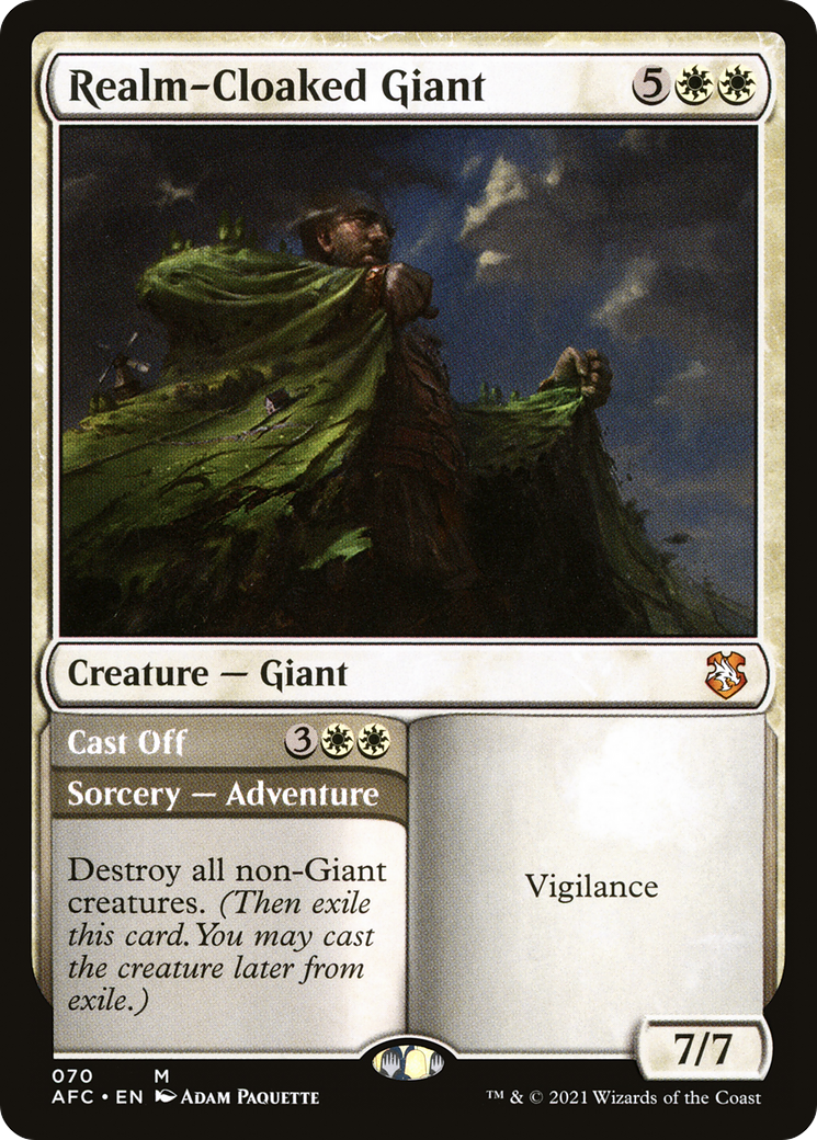 Image of Realm-Cloaked Giant (AFC-070) - Forgotten Realms Commander