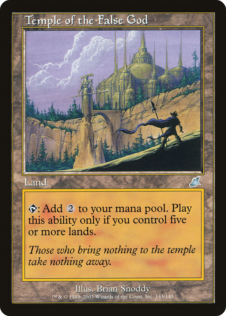 Image of Temple of the False God (SCG-143) - Scourge Foil