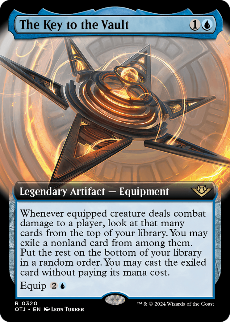 Image of The Key to the Vault (Extended Art) (OTJ-320) - Outlaws of Thunder Junction: (Extended Art)