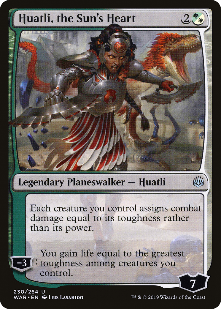 Image of Huatli, the Sun's Heart (WAR-230) - War of the Spark Foil