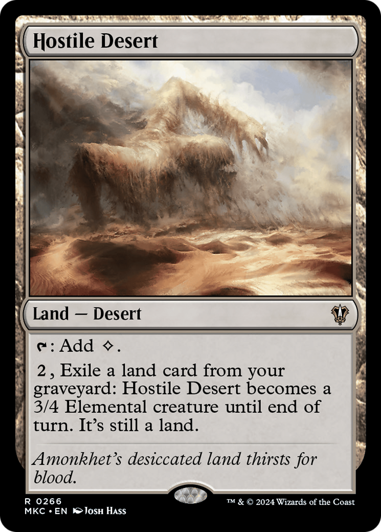 Image of Hostile Desert (MKC-266) - Murders at Karlov Manor Commander