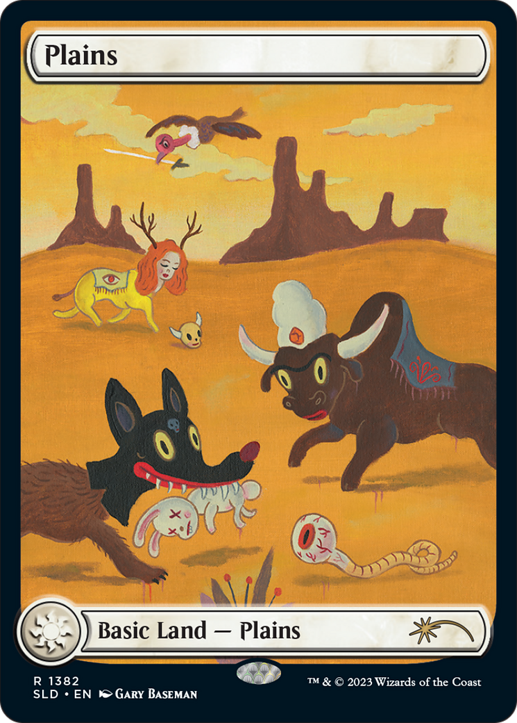 Image of Plains (1382) (SLD-1382) - Secret Lair Drop: (Full Art)