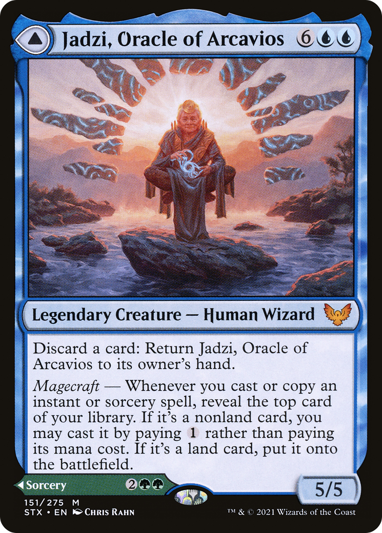 Image of Jadzi, Oracle of Arcavios (STX-151) - Strixhaven: School of Mages Foil