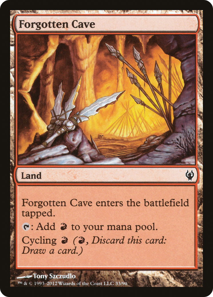 Image of Forgotten Cave (DDJ-033) - Duel Decks: Izzet vs. Golgari