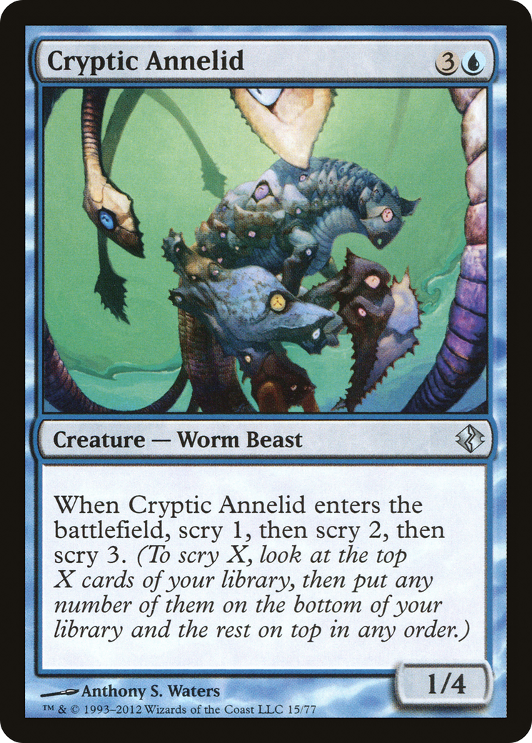 Image of Cryptic Annelid (DDI-015) - Duel Decks: Venser vs. Koth