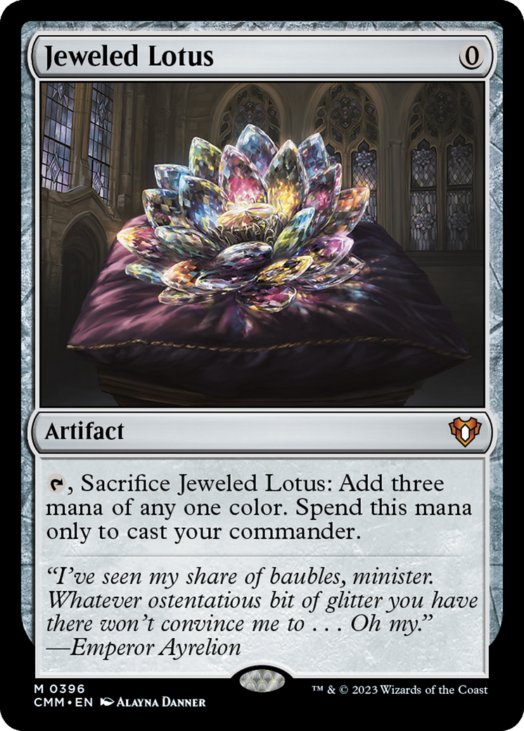 Image of Jeweled Lotus (CMM-396) - Commander Masters