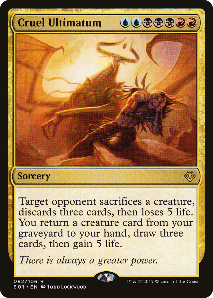 Image of Cruel Ultimatum (AC2-082) - Archenemy: Nicol Bolas