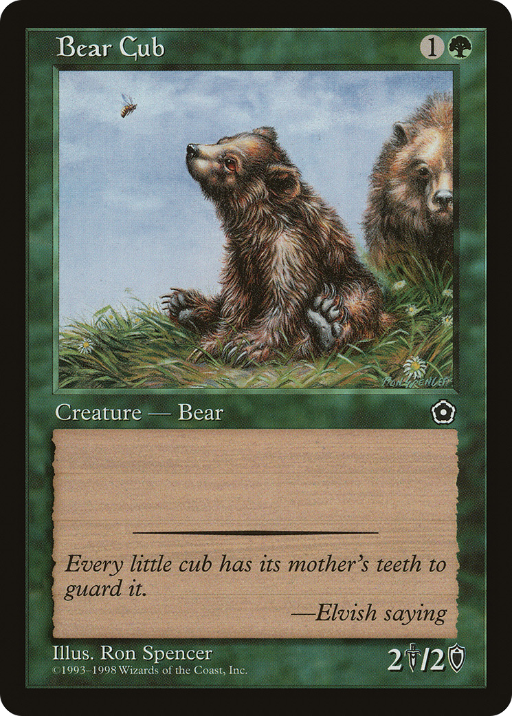 Image of Bear Cub (P02-) - Portal Second Age