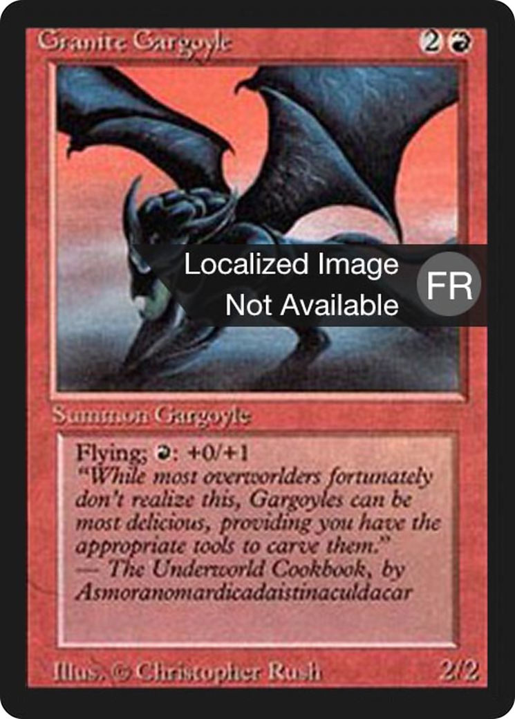 Image of Granite Gargoyle (FBB-) - Foreign Black Border
