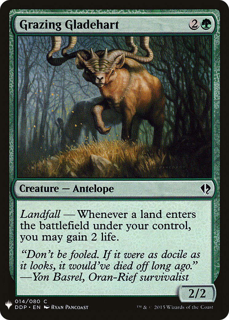 Image of Grazing Gladehart (LIST-DDP-14) - The List
