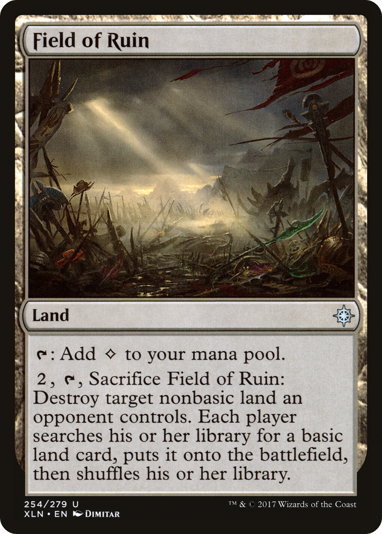 Image of Field of Ruin (XLN-254) - Ixalan Foil