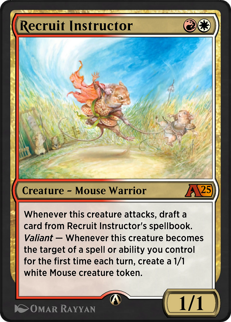 Image of Recruit Instructor (YBLB-028) - Alchemy: Bloomburrow