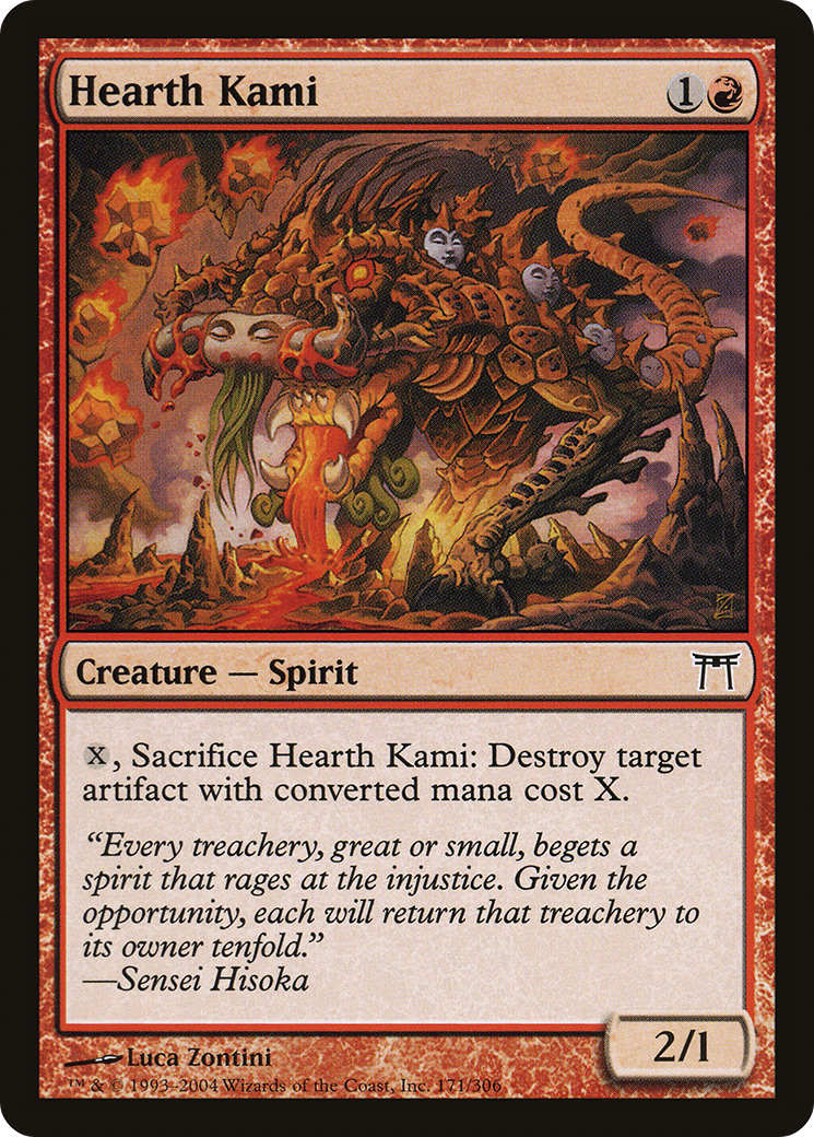 Image of Hearth Kami (CHK-171) - Champions of Kamigawa Foil