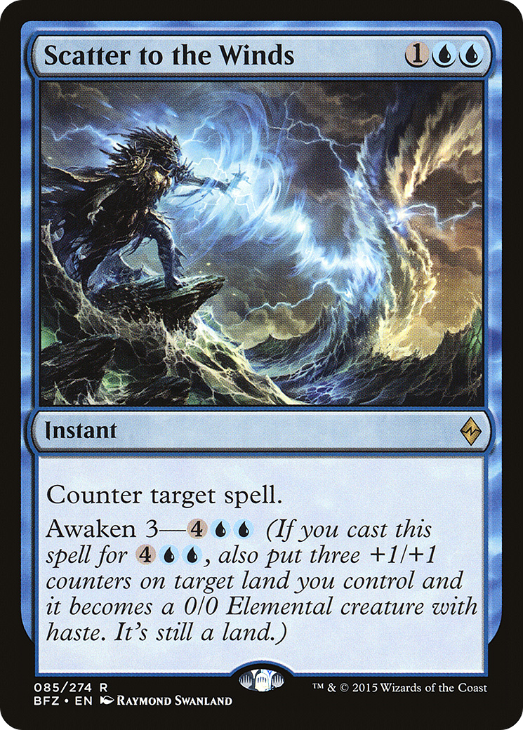 Image of Scatter to the Winds (BFZ-085) - Battle for Zendikar Foil