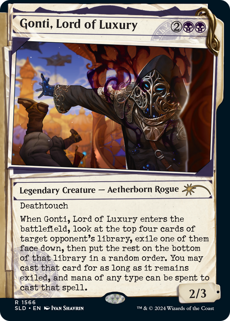 Image of Gonti, Lord of Luxury (SLD-1566) - Secret Lair Drop: (Showcase)