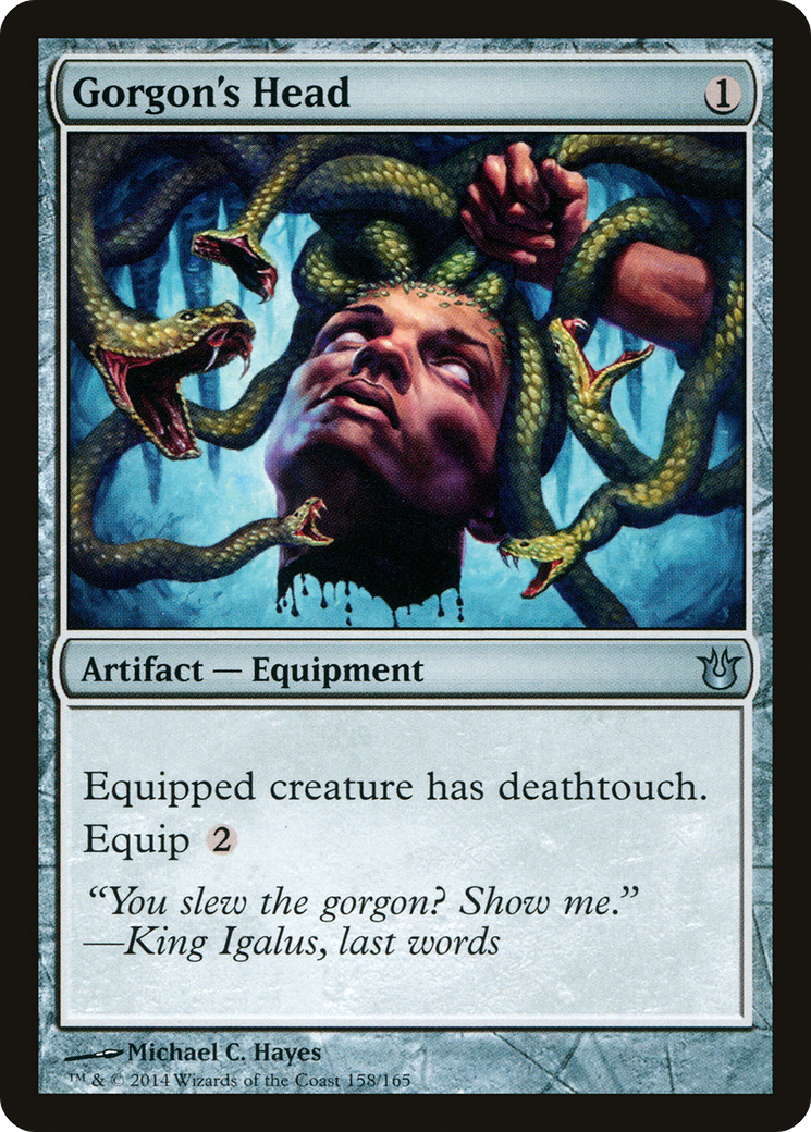 Image of Gorgon's Head (BNG-158) - Born of the Gods