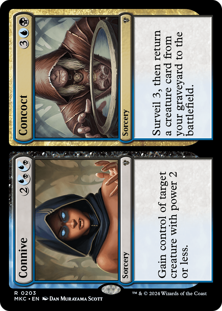Image of Connive // Concoct (MKC-203) - Murders at Karlov Manor Commander
