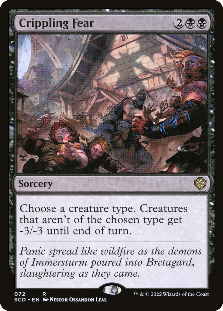 Image of Crippling Fear (SCD-072) - Starter Commander Decks