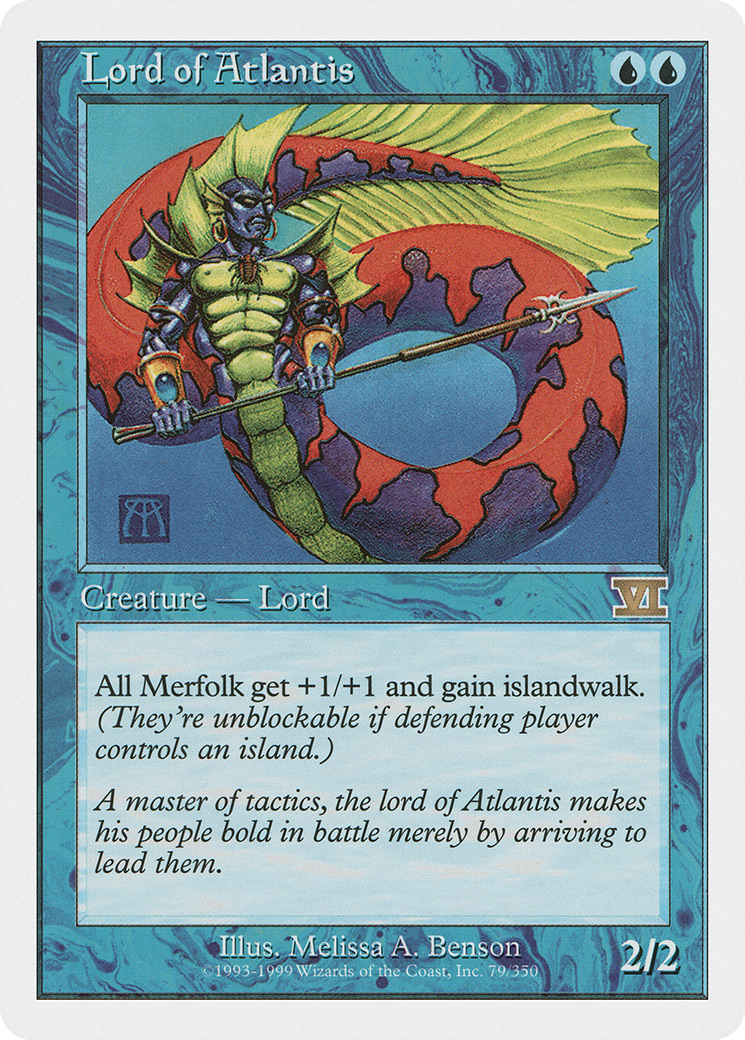 Image of Lord of Atlantis (6ED-079) - Classic Sixth Edition
