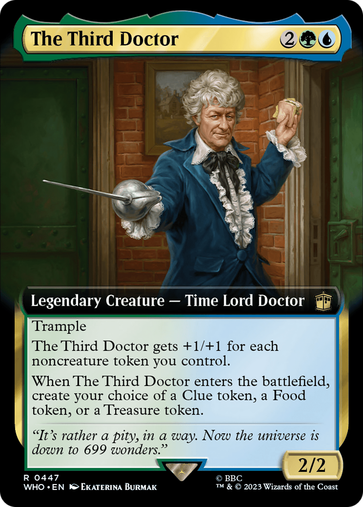 Image of The Third Doctor (Extended Art) (WHO-447) - Doctor Who: (Extended Art)