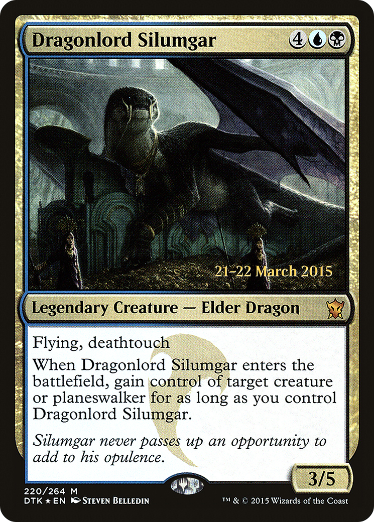 Image of Dragonlord Silumgar (PRE-220) - Dragons of Tarkir Promos Foil