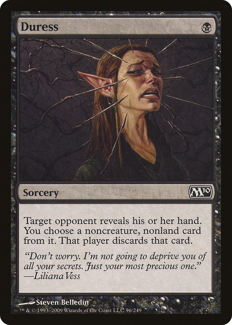 Image of Duress (M10-096) - Magic 2010 Foil