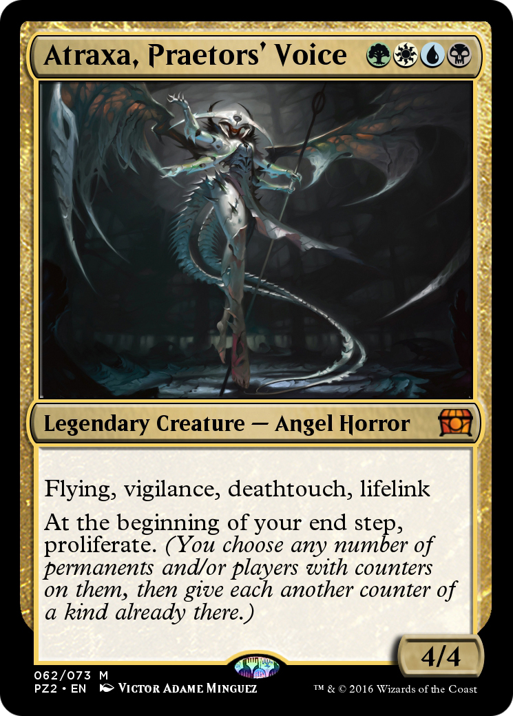 Image of Atraxa, Praetors' Voice (PZ2-062) - Treasure Chest Foil