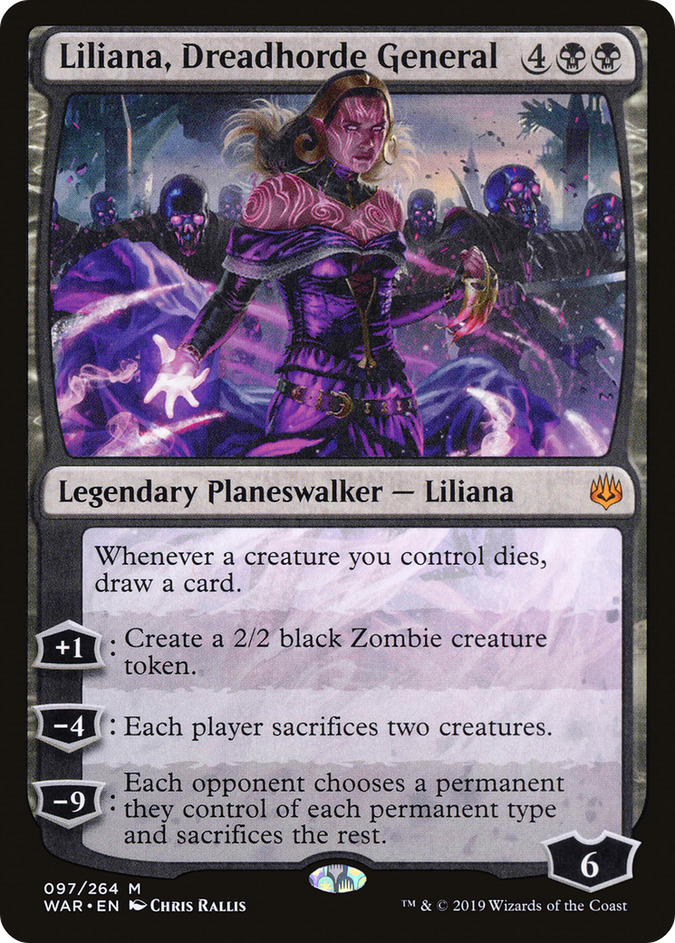 Image of Liliana, Dreadhorde General (WAR-097) - War of the Spark