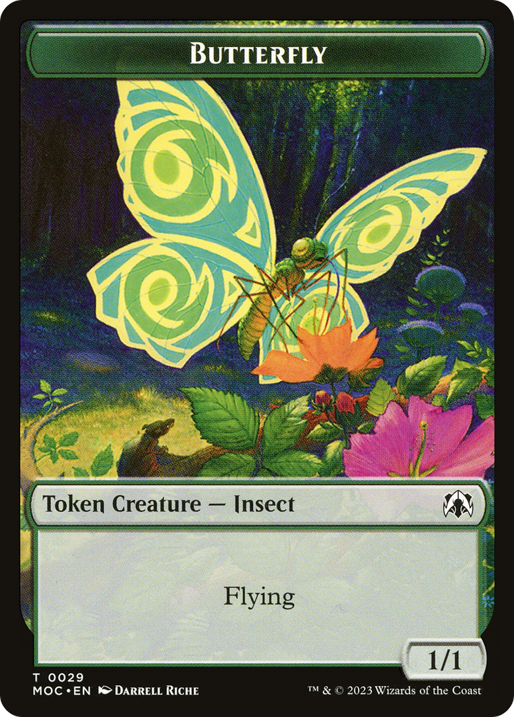 Image of Butterfly (TMOC-029) - March of the Machine Commander Tokens