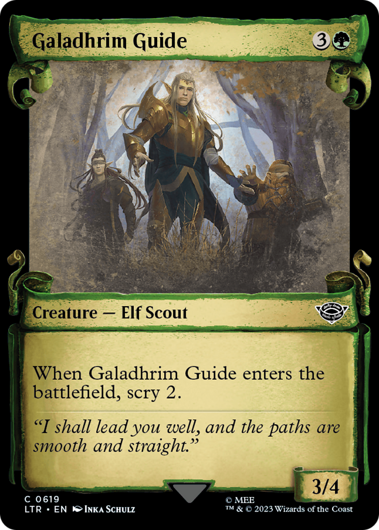 Image of Galadhrim Guide (Showcase Scrolls) (LTR-619) - The Lord of the Rings: Tales of Middle-earth: (Showcase) Foil