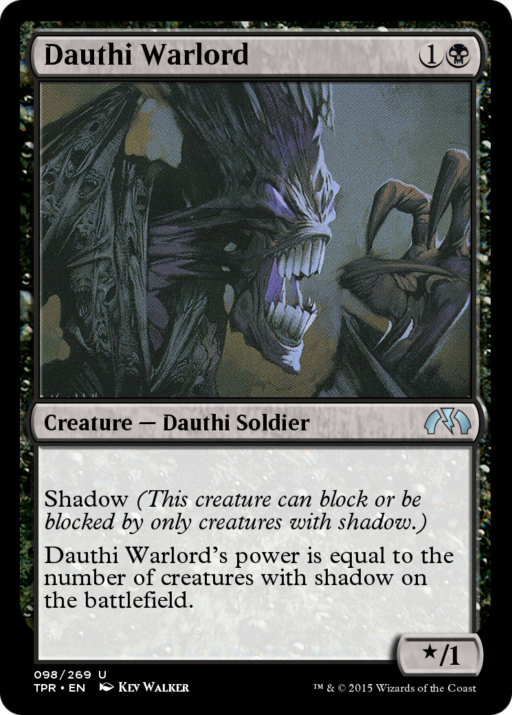 Image of Dauthi Warlord (TPR-098) - Tempest Remastered Foil