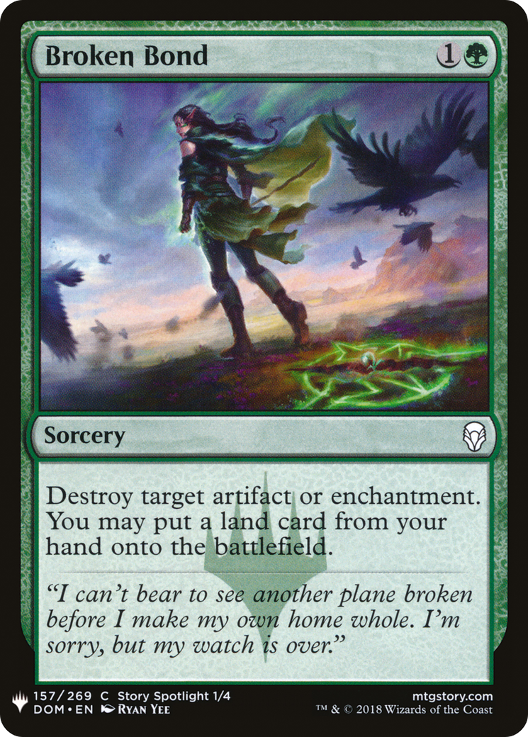 Image of Broken Bond (LIST-DOM-157) - The List