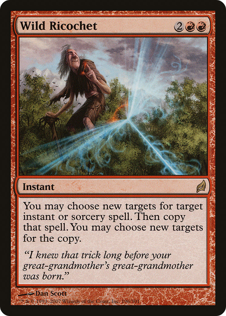 Image of Wild Ricochet (LRW-196) - Lorwyn Foil